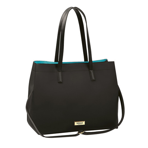 Versace black tote bag - black,