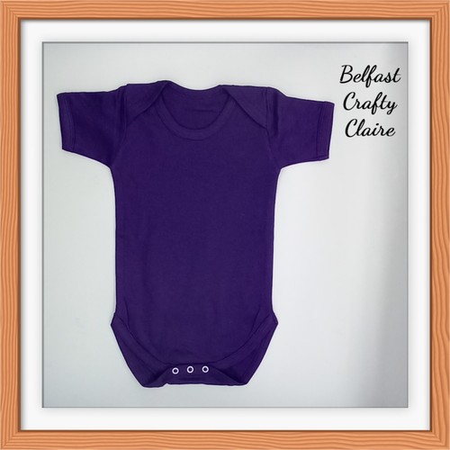 Plain purple baby short - purple,