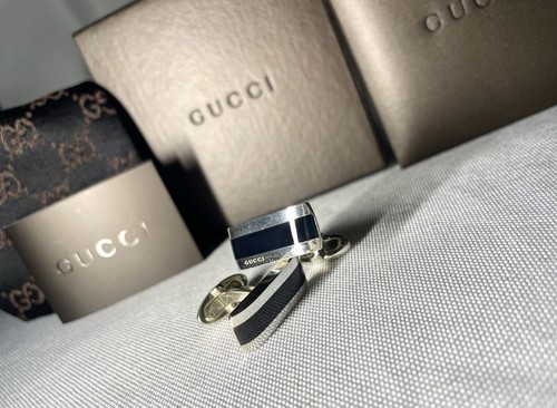 Auth gucci cufflinks - cufflinks, black