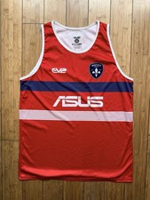 WAKEFIELD TRINITY 2010s RUGBY LEAGUE TRAINING VEST EV2 TANK TOP VTG
