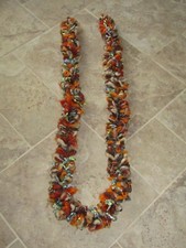 Orange Cream loops grey lace