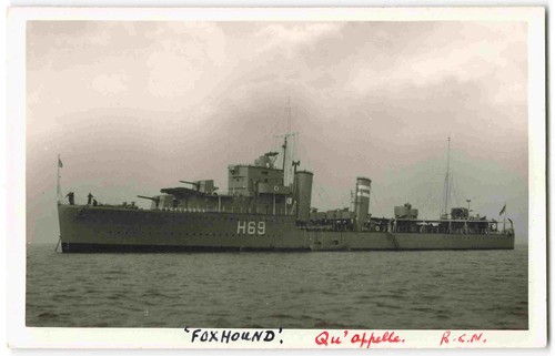 Hms foxhound h69 - foxhound, destroyer