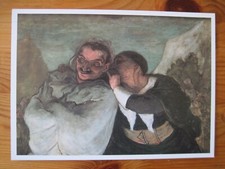 Honore Daumier : Crispin and Scapin - Art print on glossy photographic card