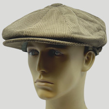 Bakerboy Hat Newsboy Corduroy Gatsby Green Cord Tweed Flat Cap Baker Boy Mens