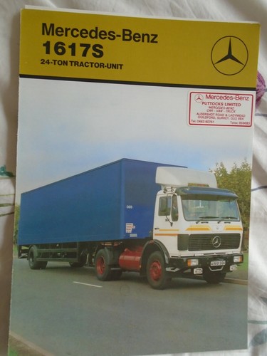 Mercedes 1617s ton tractor - mercedes, 24