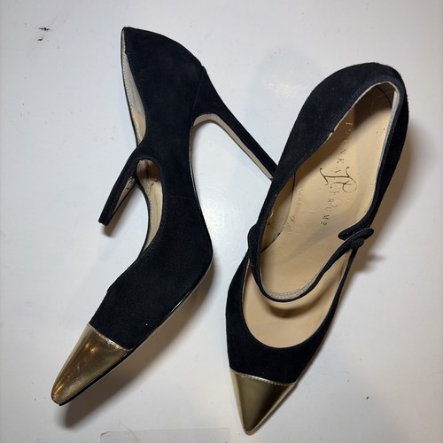 Ivanka trump black suede - trump, 9.5m
