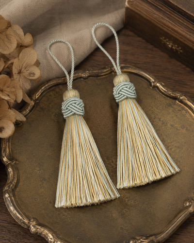 Decorative key tassels vintage - key, tassels,vintage