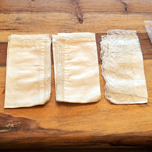 Vintage lace edge cotton - vintage, &