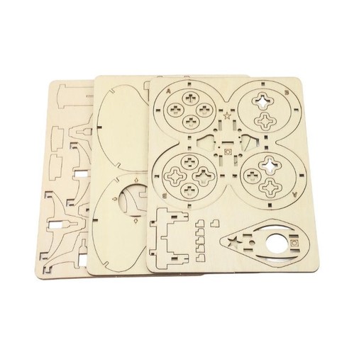 Wooden diy quadcopter remote - wooden,