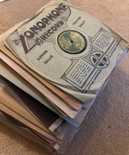 36x Lovely MUSIC HALL Zonophone 78rpm Florrie Forde, Harry Fay, George Formby++