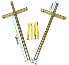 Floating Shelf Brackets Heavy Duty Long Concealed Invisible Hidden Support Oak 