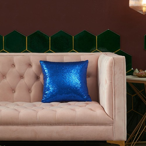 Bling sequins cushion cover - bling,