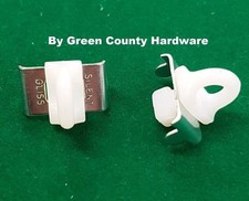 4 Silent Gliss Twist & Turn curtain track end stops VW campervan motorhome