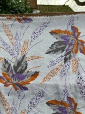 Vintage 1930s length of printed fabric