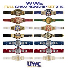 WWE Belts Full Custom Set x 14
