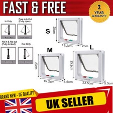 Pet Door 4 WAY Locking Dog Cat