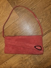 Carvela Fuschia suede shoulder