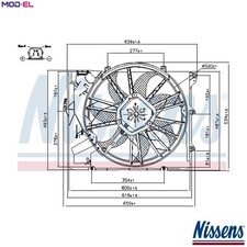 FAN ENGINE COOLING 85633 FOR