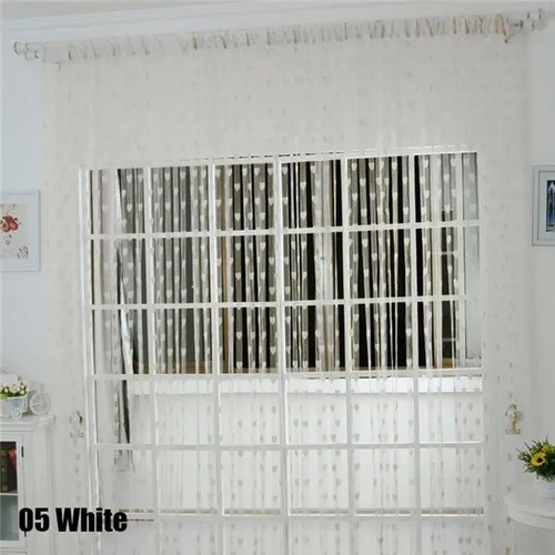 Love string curtain - curtain, sheer