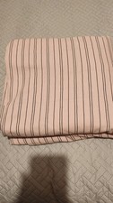 100% COTton Laredoute KING SIZE DUVET COVER. PINK/BLACK. REVERSIBLE.