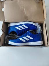 adidas 3 stripes altasport non marking soles trainers blue size 5 uk