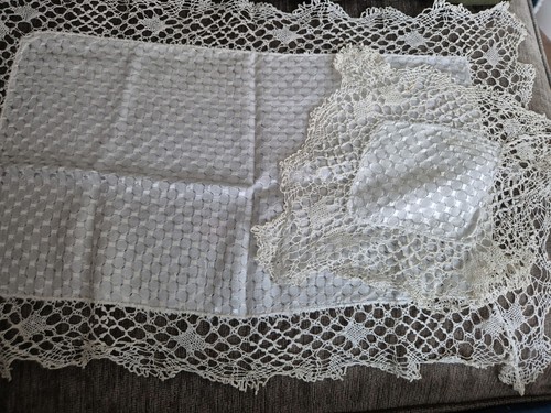 Vtg white cotton - cotton, cloth