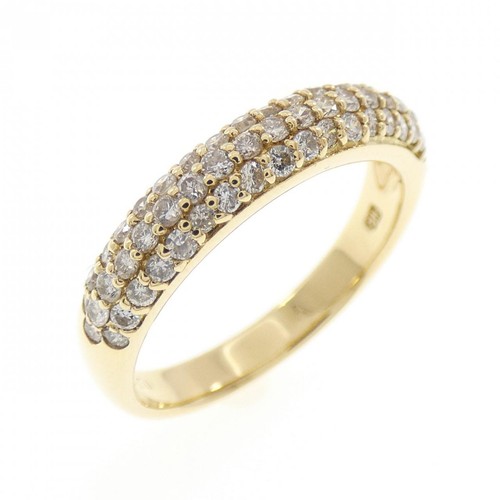 Authentic k18yg pave diamond - k18yg,