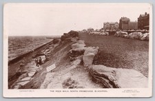 RPPC The Rock Walk North Promenade Blackpool 1924 Lilywhite Postcard to Crewe