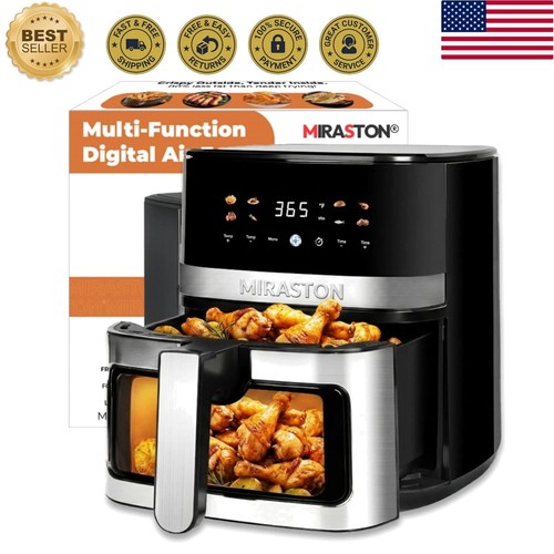Large capacity 8qt air fryer - capacity, 5.8qt