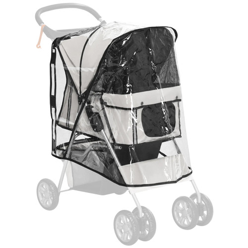 Pawhut dog stroller - stroller, rain