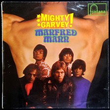 Manfred Mann Mighty Garvey Rare UK 1st press Mono LP Psych Mod Fontana 1968 Ex.