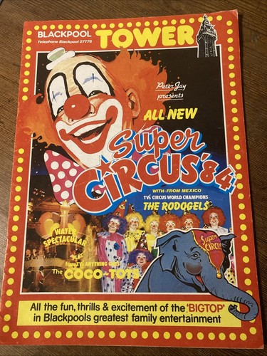 1984 blackpool tower circus - blackpool,