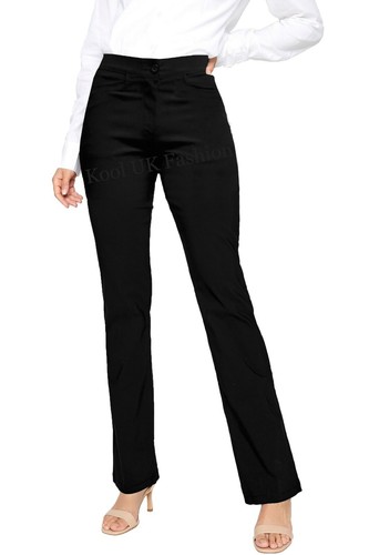 New girls bootcut black - new, school