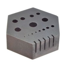 Hexaganol riveting anvil stake - riveting,