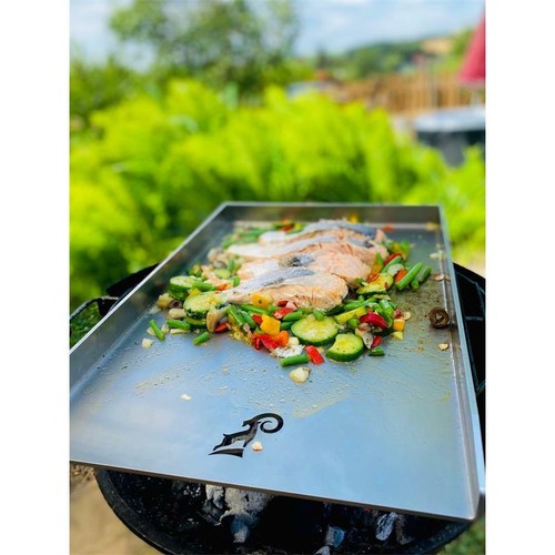 Universal griddle grill - , rack