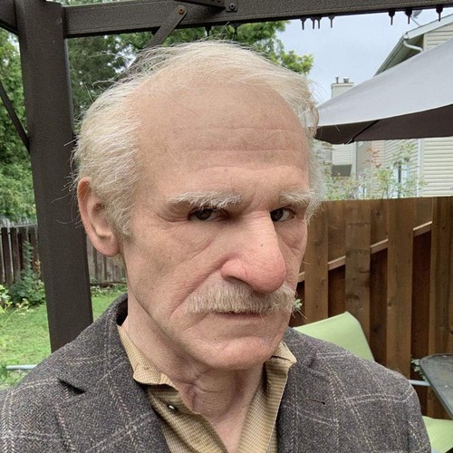Scghbk realistic old man - old, mask