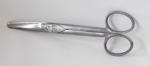 Vintage gwr stamped scissors - vintage,