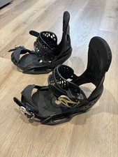 Black Burton Lexa EST snowboard bindings size medium