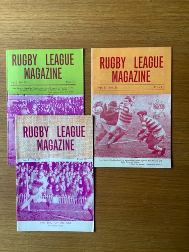 Rugby league magazines from - 3,