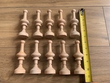 10 x  Solid Hardwood Finials