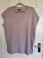 oversized knitted sleeveless