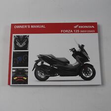 Genuine 2021-On Honda Forza 125 / NSS125AD / English Owner's Manual 32K40L30