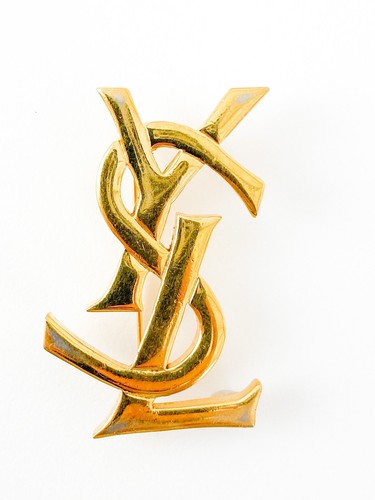 Vintage ysl brooch pin - ysl, yves