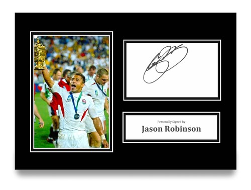 Jason robinson signed photo - jason,