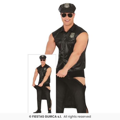 Sexy police man costume - man, mens