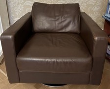 Designer Brown leather Swivel