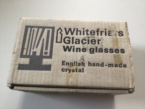 Set six vintage whitefriars - set,