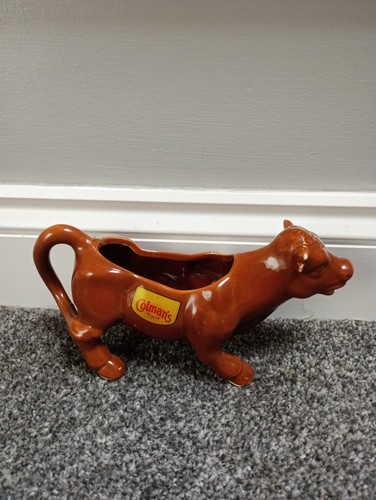 Colman ceramic bull - colman's,