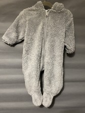 Next Fluffy Pram Suit – Grey