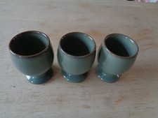 Denby regency green egg cups x